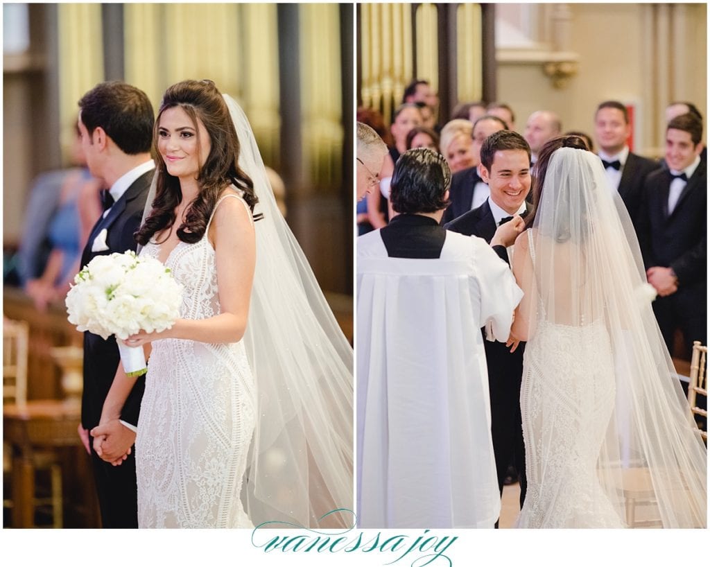 Saint Patrick's Old Cathedral, bride and groom at the altar