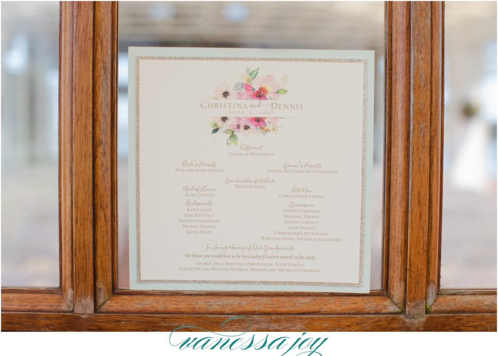 Ceremony Program Ideas