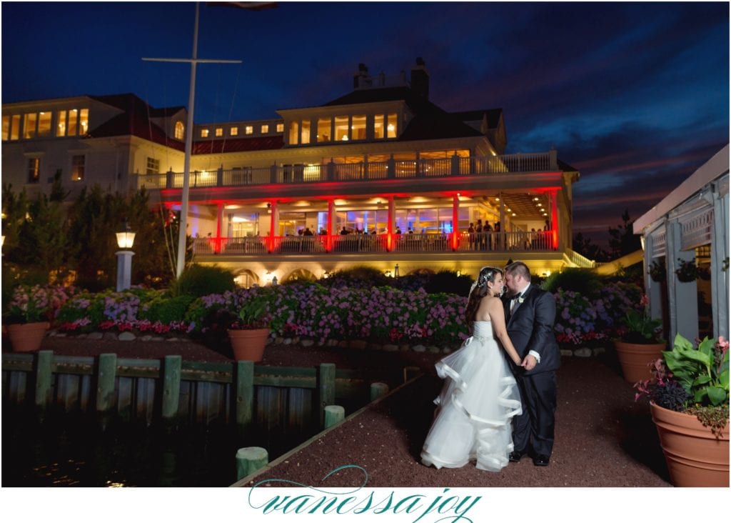 Mallard Island Yacht Club Wedding, Mallard Island at night