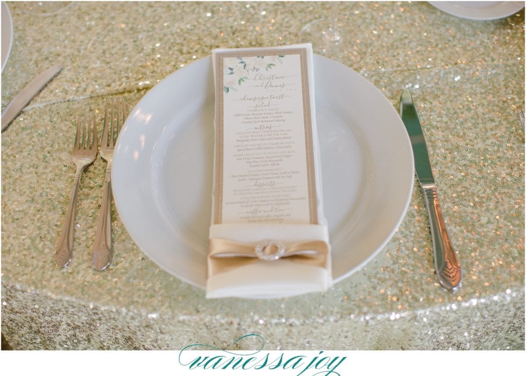 Glitter Table Setting