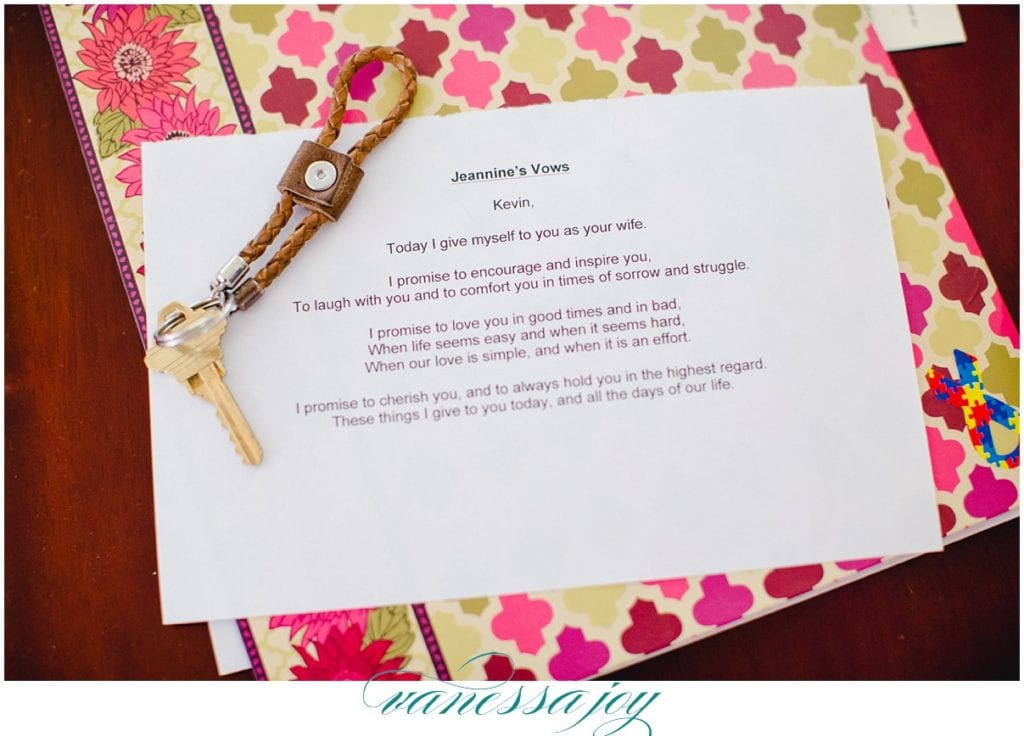 her vows, custom wedding vows