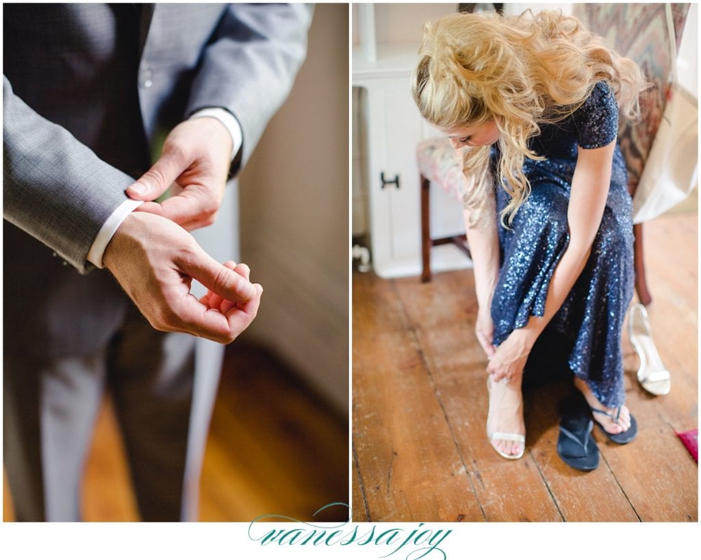 bride and grooms prep in nj