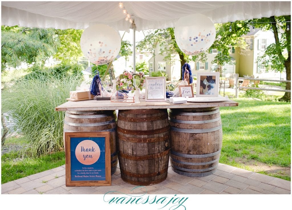 indigo wedding ideas, Frungillo Caterers