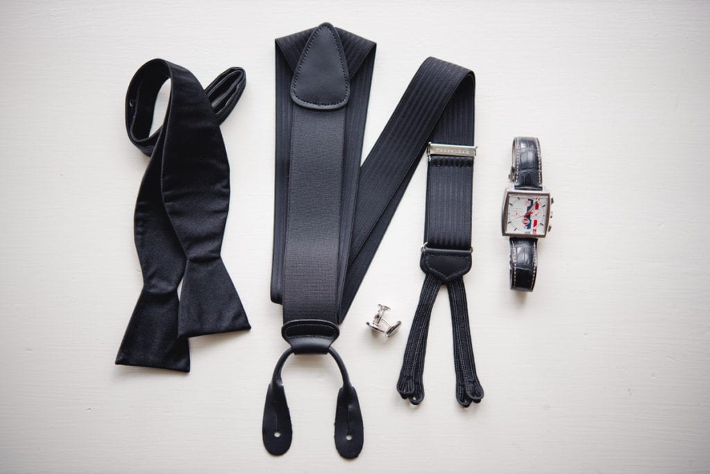 grooms details, grooms suspender photo