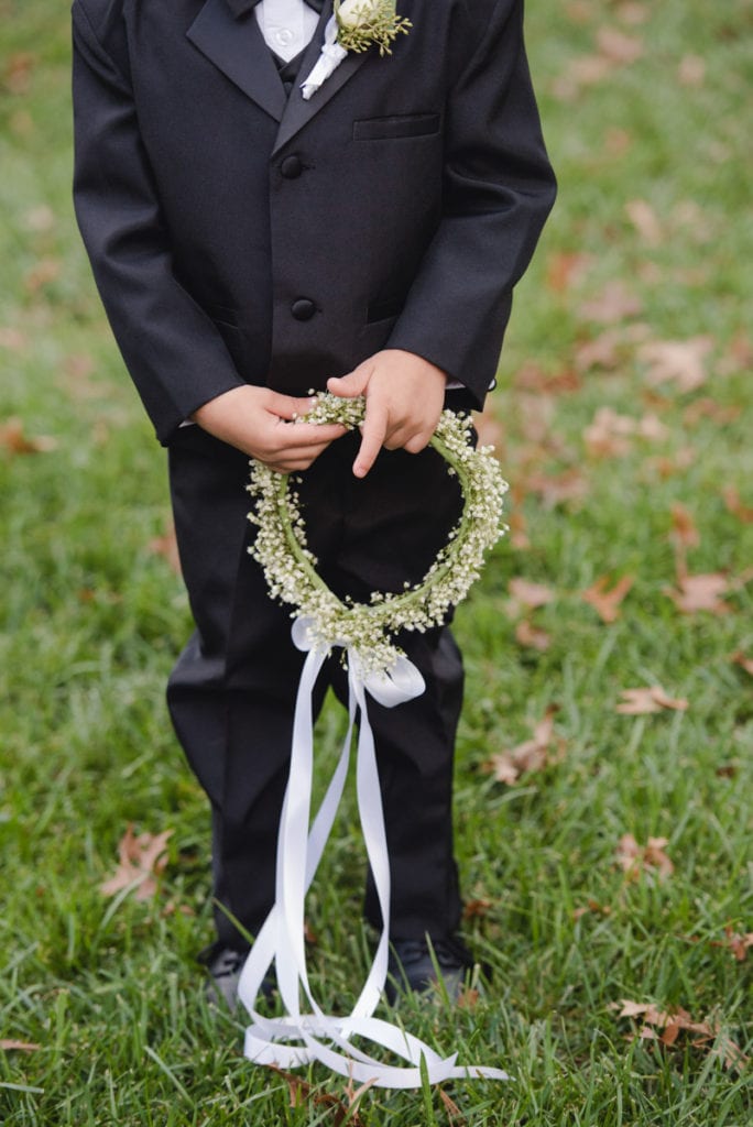 wedding ring bearer