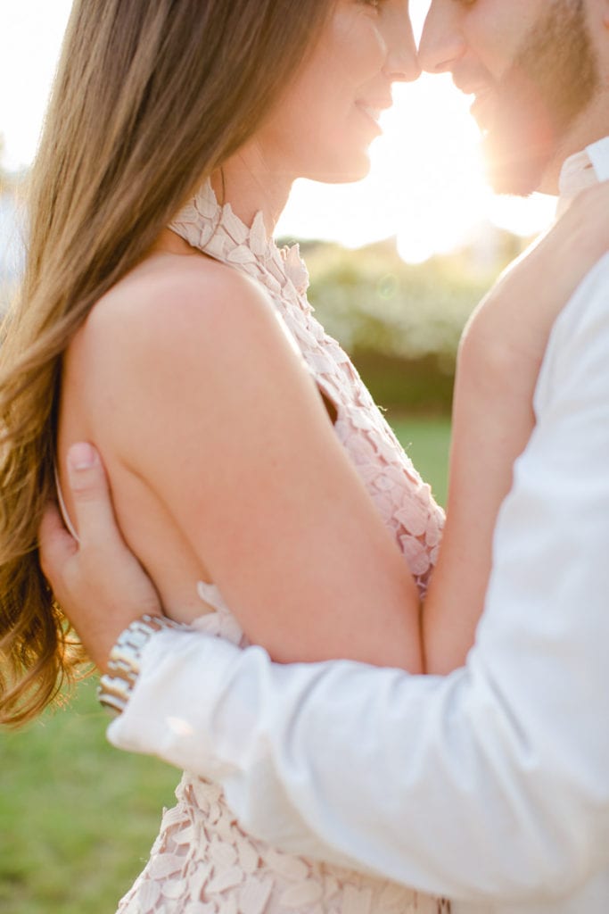 romantic engagement photos