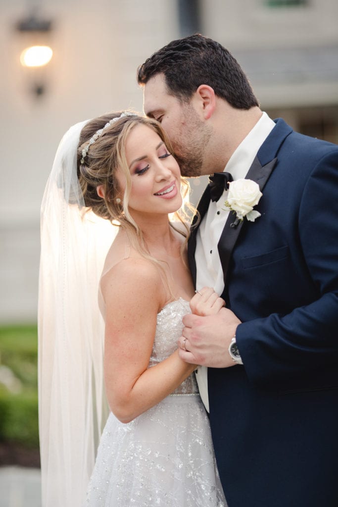 wedding photography, bride and groom embrace