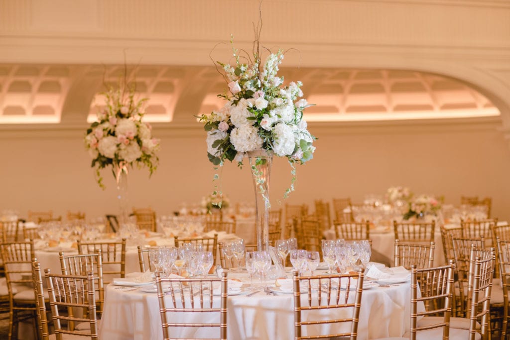 Flowers By Maggie centerpieces, Park Chateau wedding venue