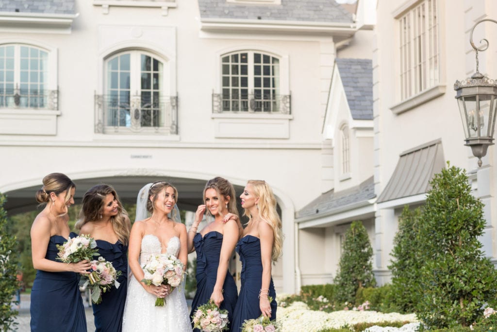 bride and bridesmaids, park chateau 