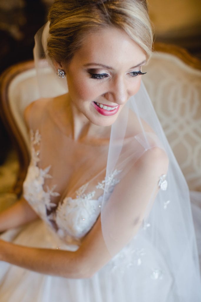 melissa daloia hair and makeup, bridal makeup, swarvoski crystal dress and veil