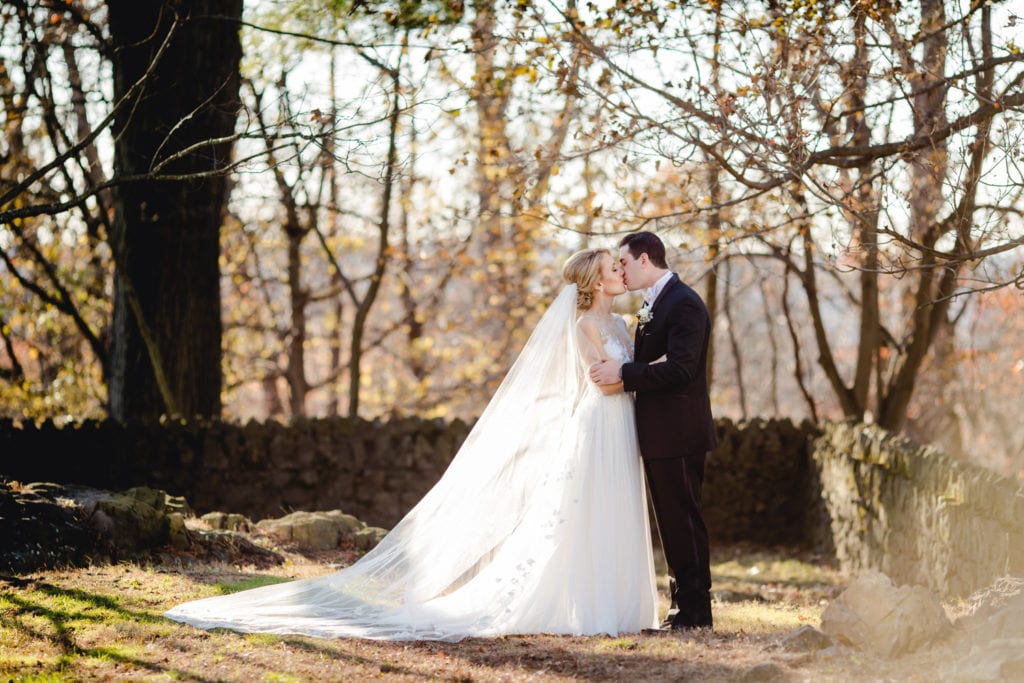 bride and groom first look, first kiss, nanina's in the park wedding