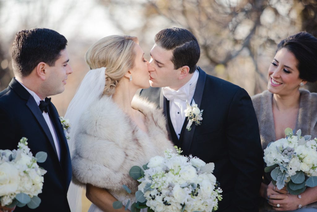 bride and groom, best man, maid of honor