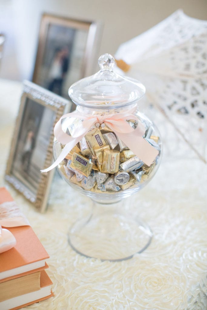 bridal shower dessert table