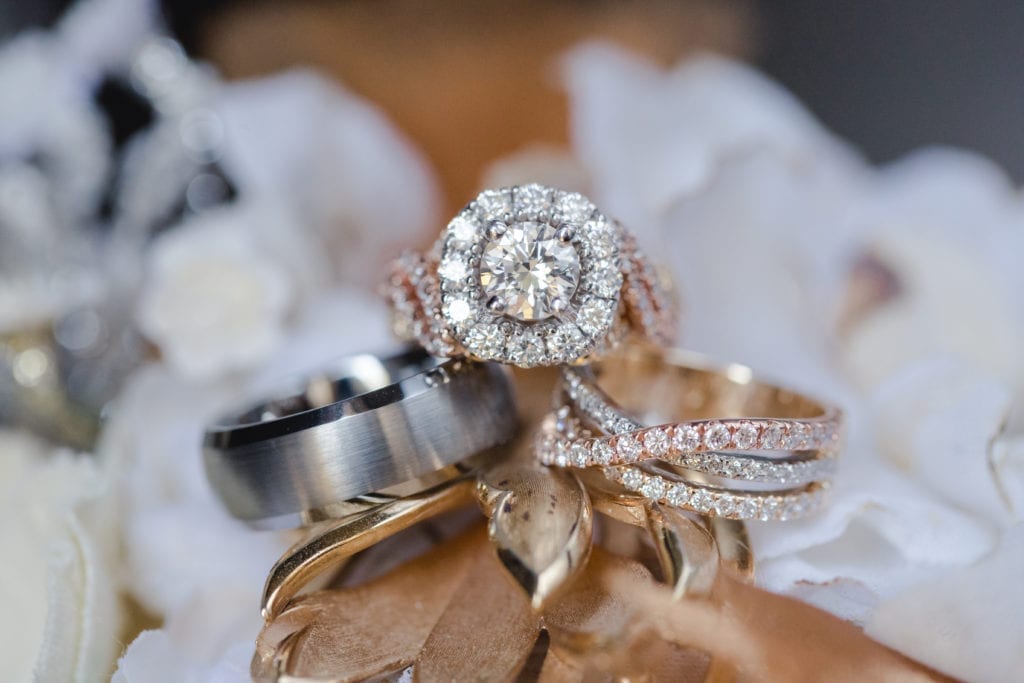 wedding ring shot, wedding ring photography, ring and flower shot