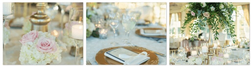 Ashford estate, gold wedding decor