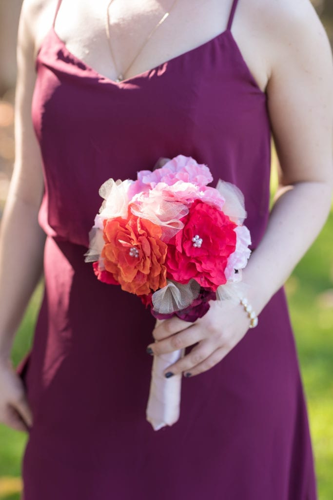 bright bridesmaid bouquet, bridesmaids bouquet, bright wedding flowers