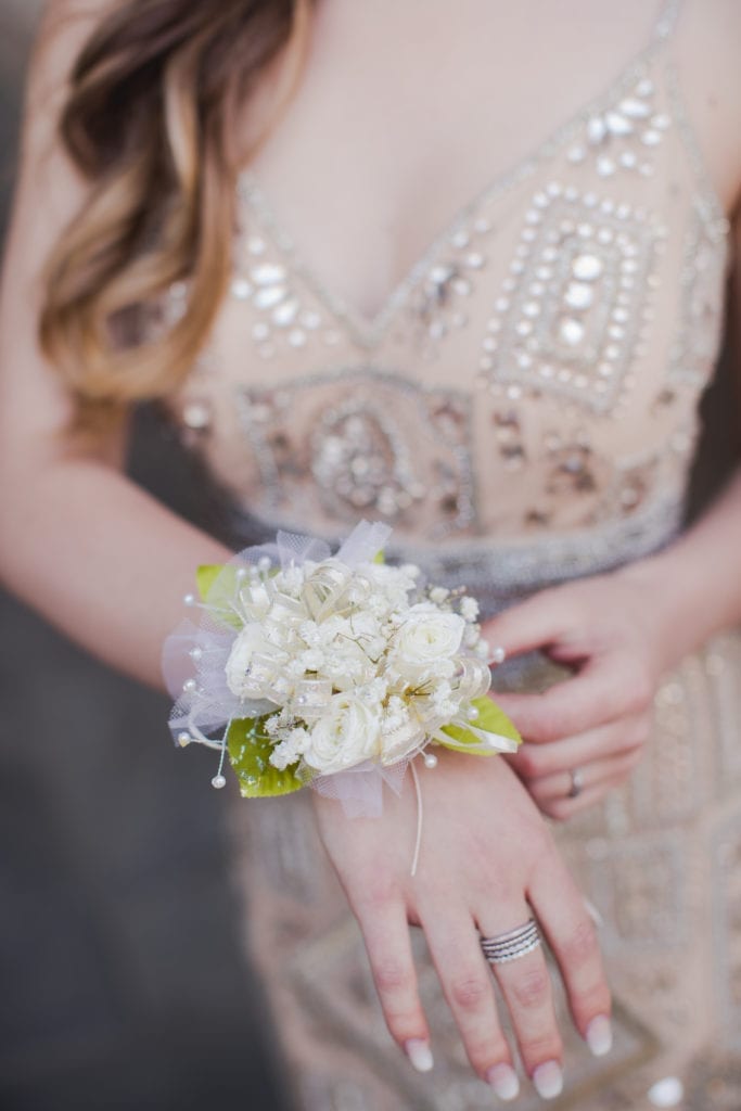 Princeton Prom Photos; wrist corsage, prom corsage