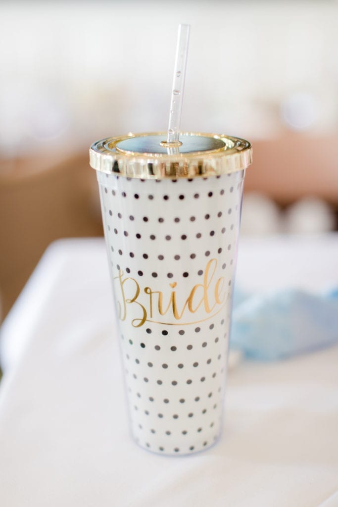 bride tumbler, customized bride gear