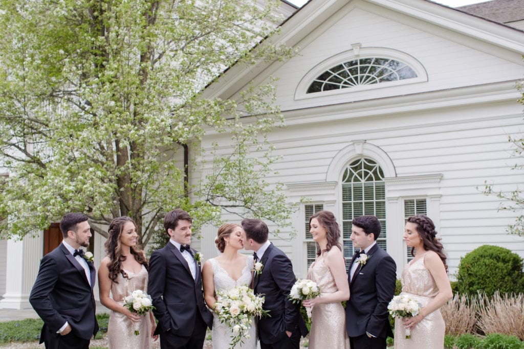 wedding party photography; Glen Arbor Golf Club