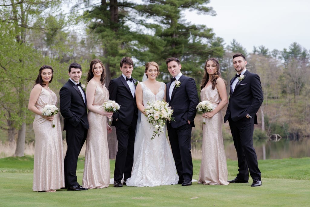 Glen Arbor Golf Club; wedding party photography