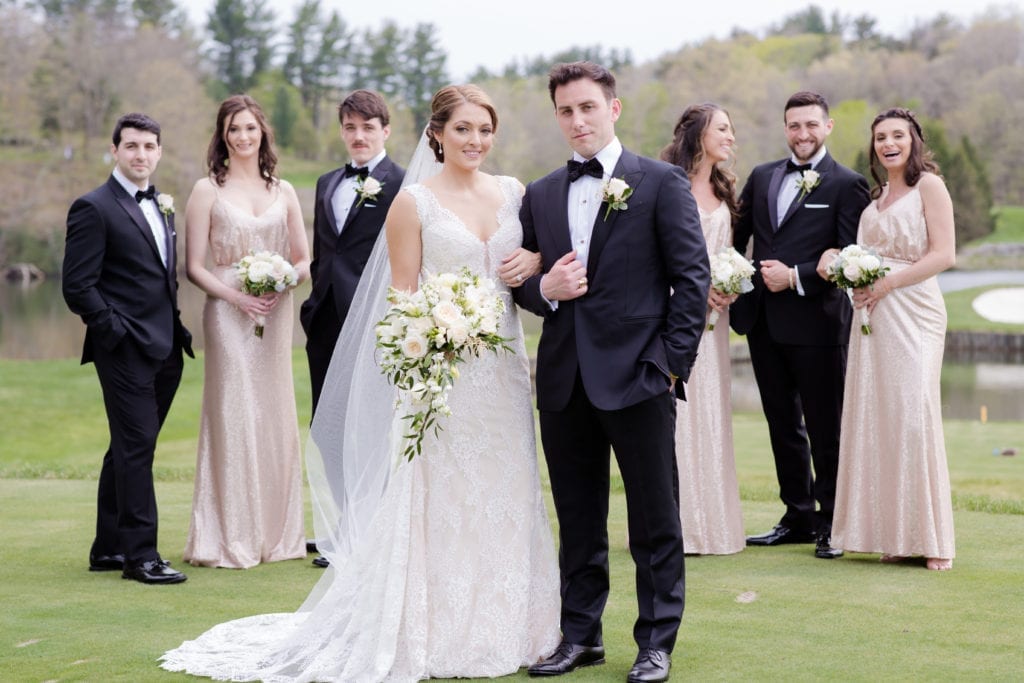 Glen Arbor Golf Club; wedding party photography