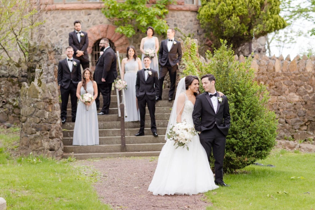 bridal party photography, the venetian nj