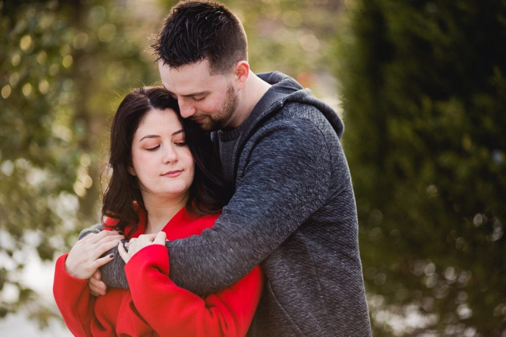 Princeton Engagement; winter engagement