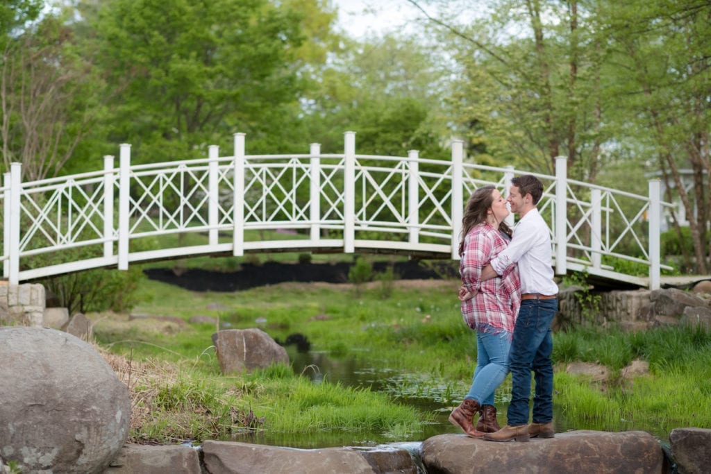 spring engagement photography