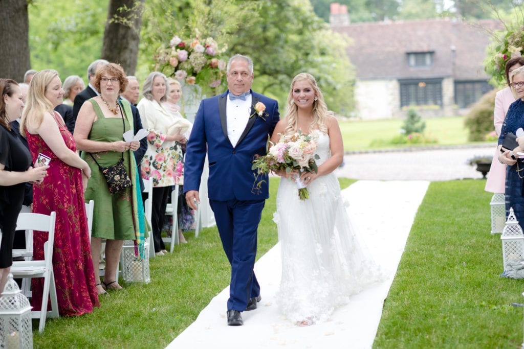 nj wedding, wedding procession