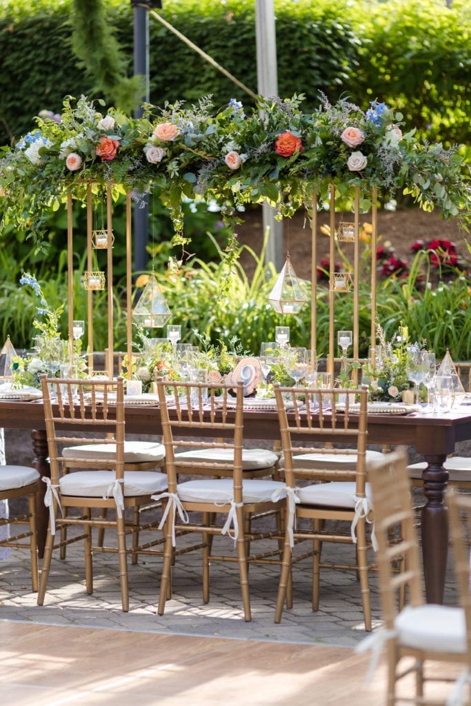 elegant garden wedding, wedding detail shot