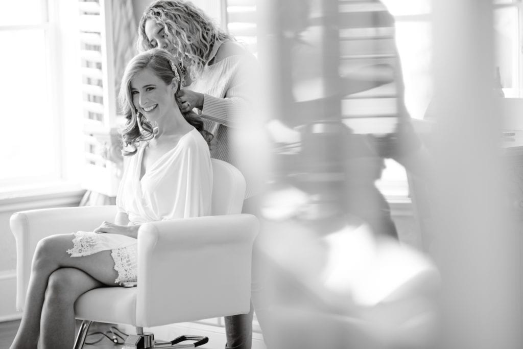 classic pink nj wedding, mallard island yacht club, black and white weding photography