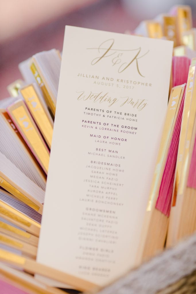 classic pink nj wedding, mallard island yacht club, wedding stationary 