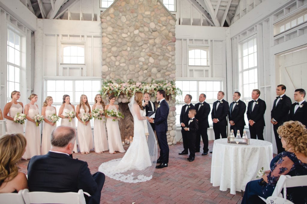 classic pink nj wedding, mallard island yacht club