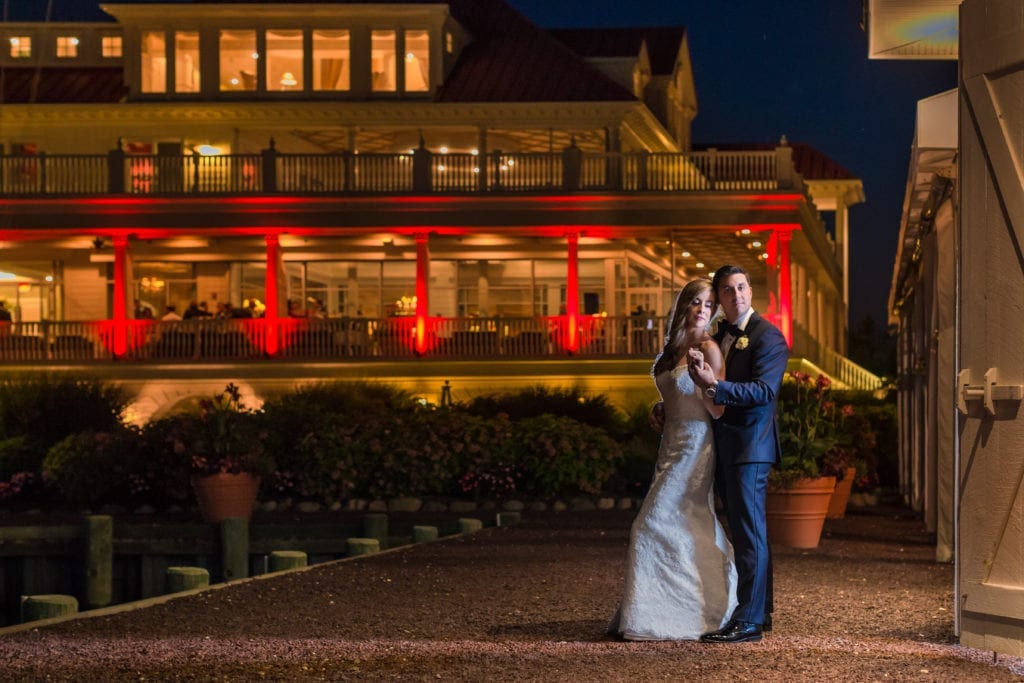 classic pink nj wedding, mallard island yacht club