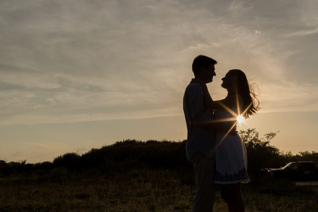 Sunset engagement shoot