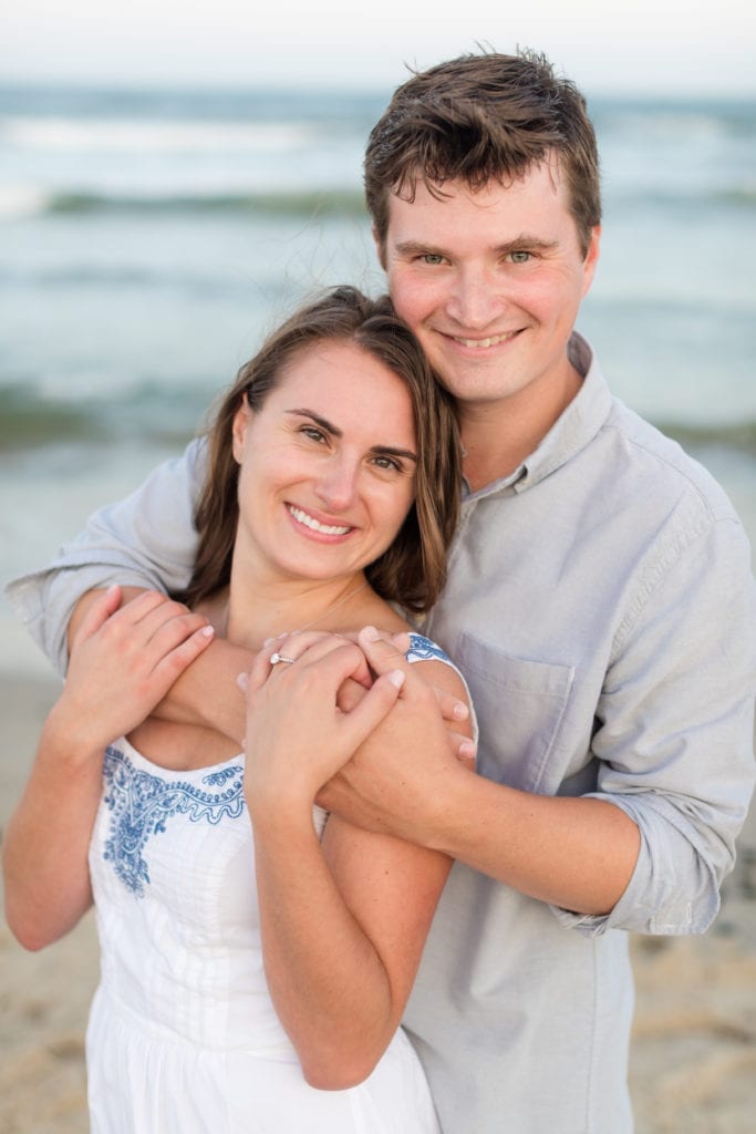 Engagement session at the beach