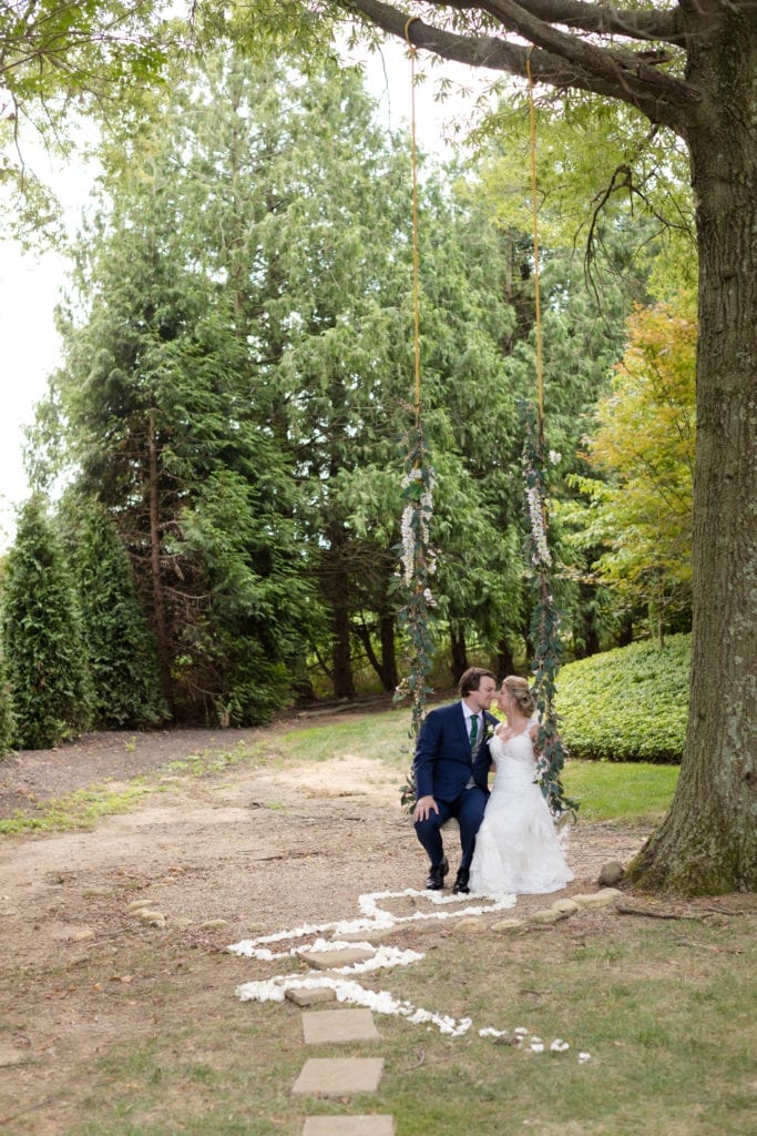 garden photography, wedding swing photography