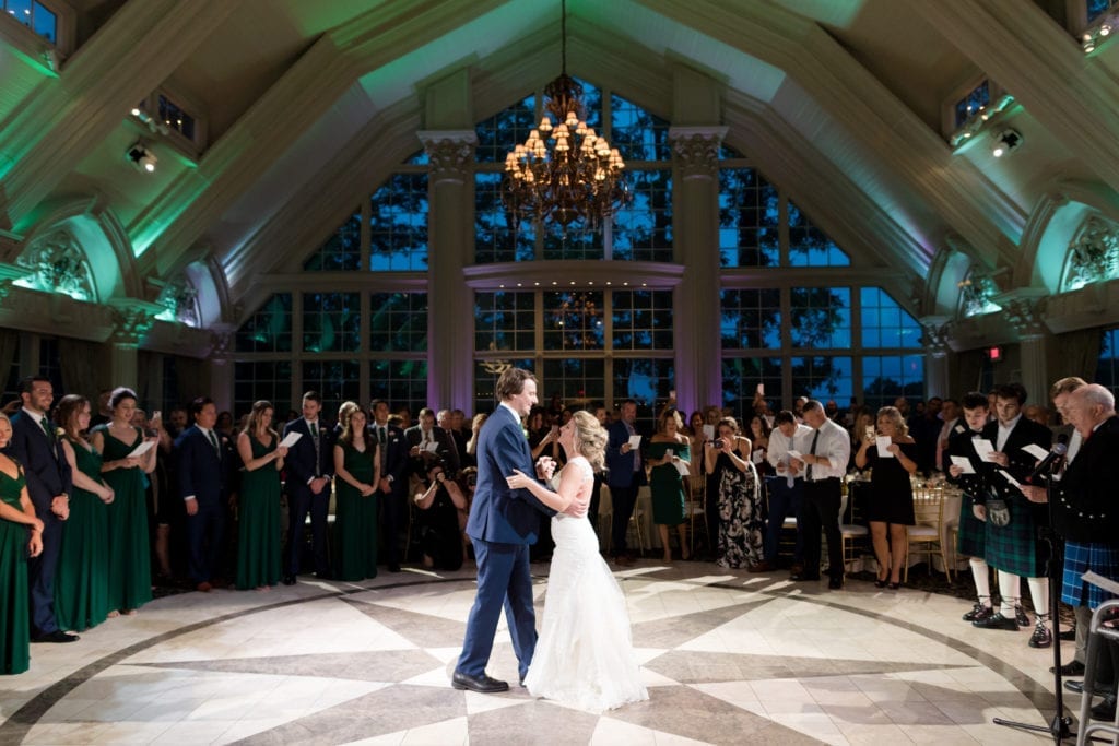 wedding reception first dance