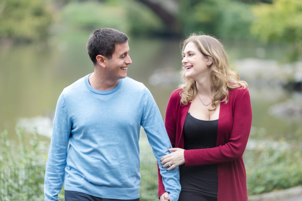 Central Park Engagement Photos