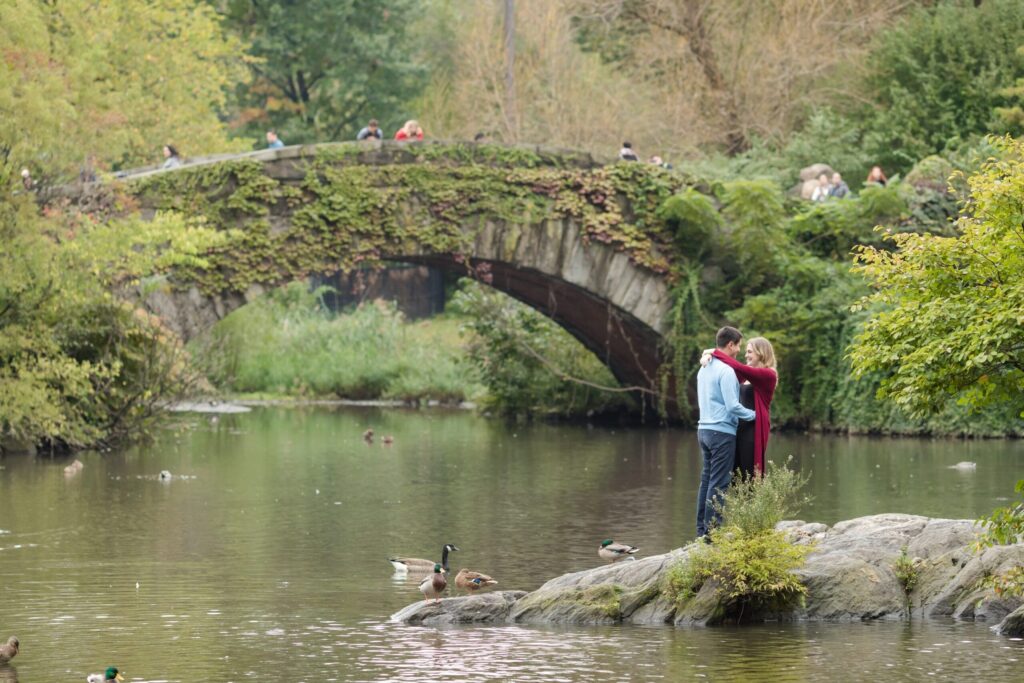 Central Park Engagement Photos