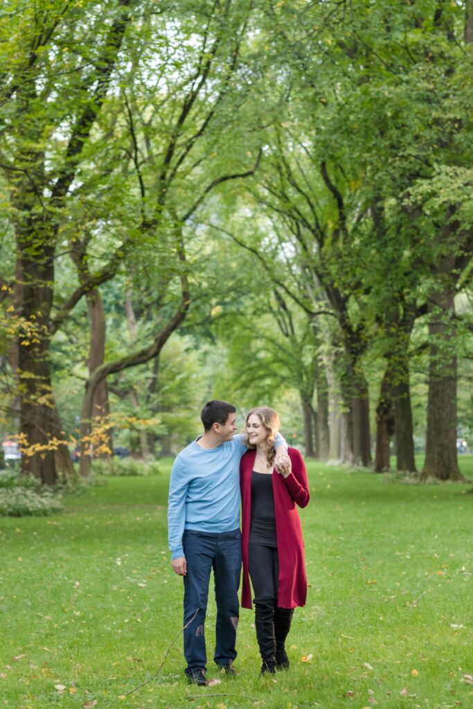 Central Park Engagement Photos