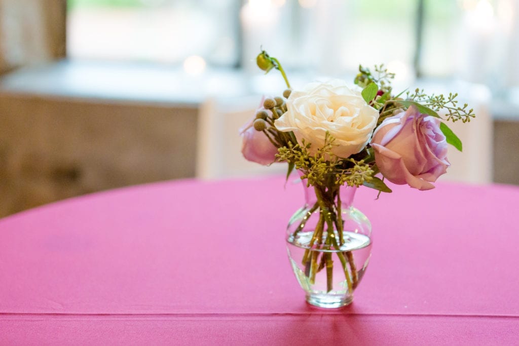 magnificent florals table arrangement