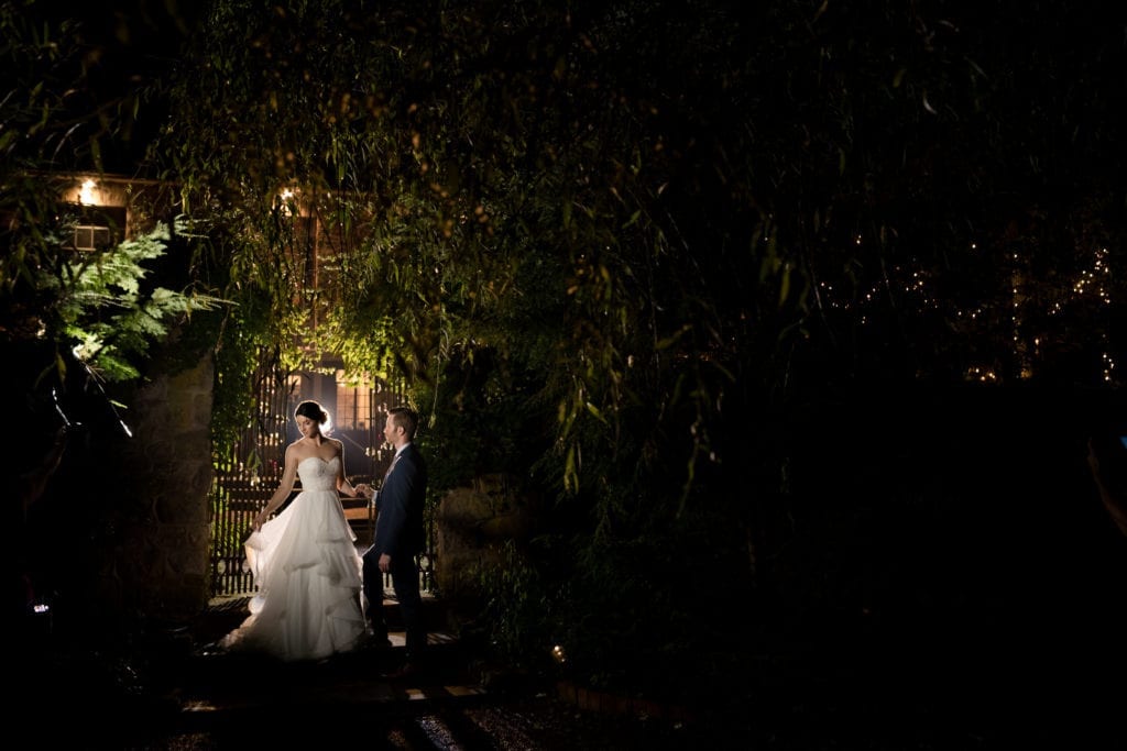 night time photo at holly hedge estate