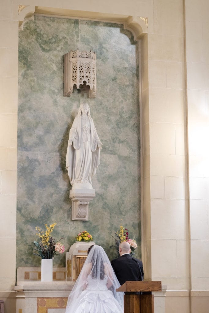 bride and groom catholic wedding ceremony