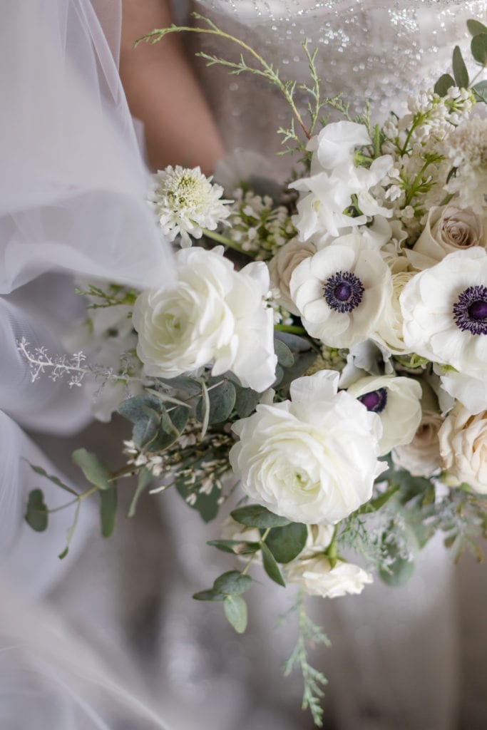 twisted willow florals wedding arrangement