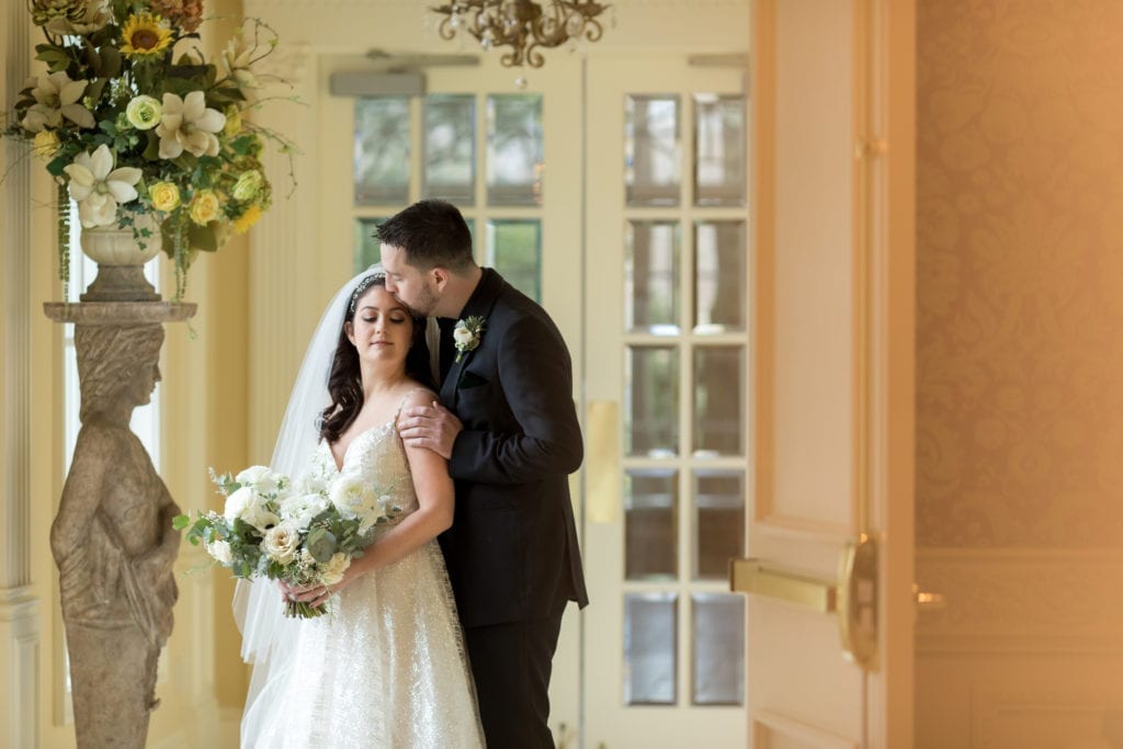 bride and groom at ashford estate