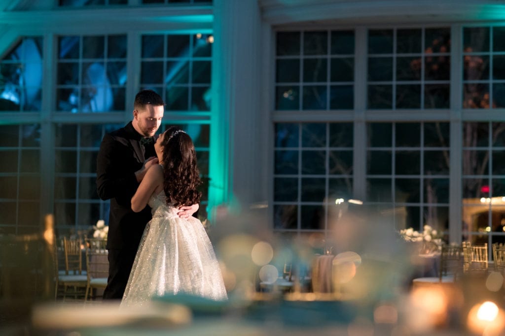 ashford estate wedding reception bride and groom dancing