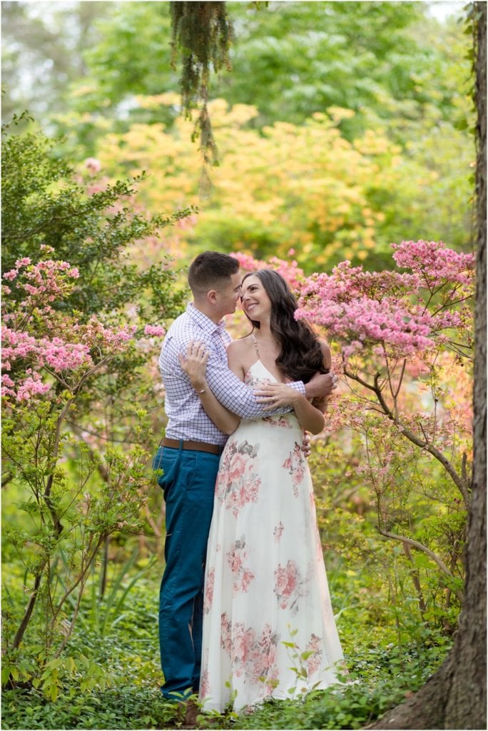 romantic engagement photos