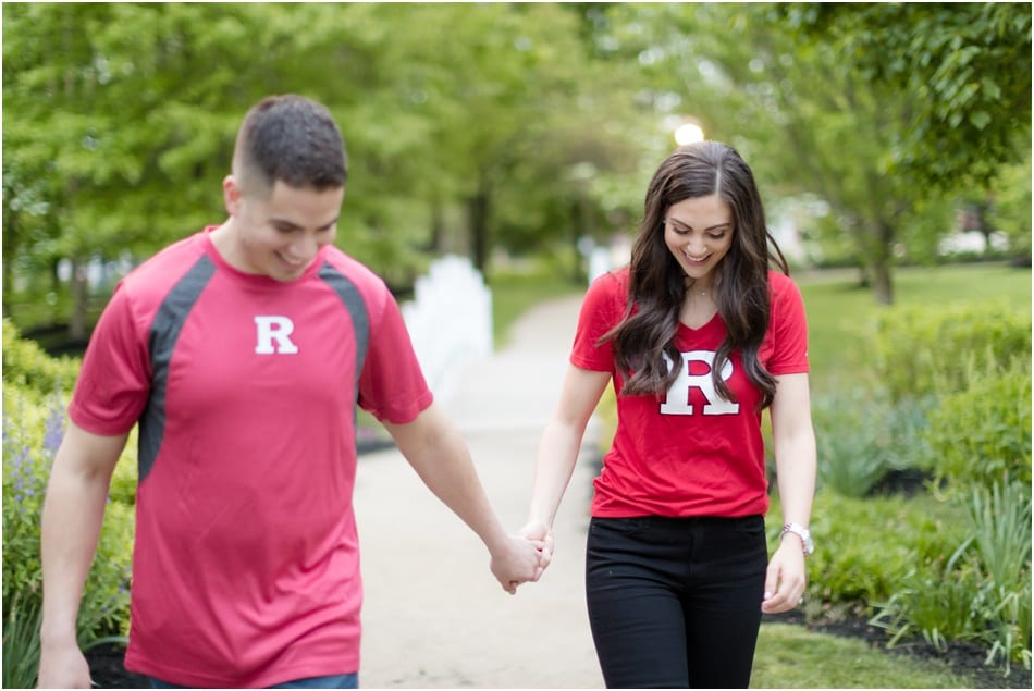 fun collegiate engagement photos