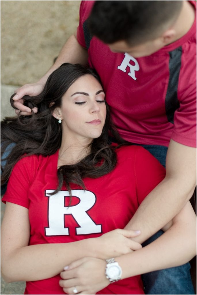 fun collegiate engagement photos